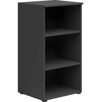 regál Regál MultiDo 45 cm se 3 policemi - Black Red White - BRW Grafit 45x83 cm