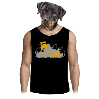 Pánské tílko Bastard Lesní harmonie pánské tílko Black