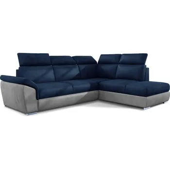 Sedací souprava Rohová sedací souprava pravá pro každodenní spaní s mechanismem rozkládání typu delfín a úložným prostorem na lůžkoviny Loreto - ELTAP monolith 84, monolith 77 260x82 cm