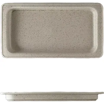 Dóza na potraviny Porcelánová gastronádoba GN 1/3 G. Benedikt 32x17 cm, natural