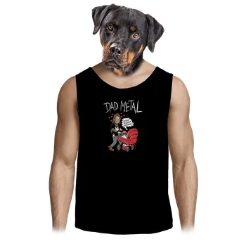 Pánské tílko Bastard Dad metal pánské tílko Black