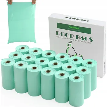 sáček na exkrement Whishion sáčky na psí exkrementy 18 rolí 270 kusů biologicky rozložitelných