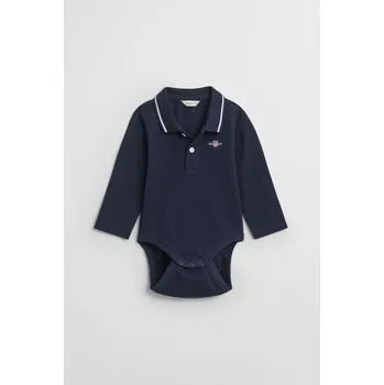 Kojenecký body BODY GANT SHIELD LS PIQUE BODY MARINE