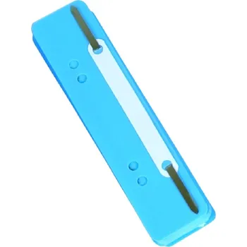 Úchytky do rychlovazače s děrováním PP (25ks) - světle modrá