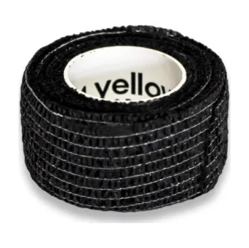 Fixační obinadlo YellowBand, 4,5 m Černá 2,5 cm