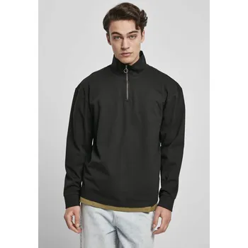 Pánská mikina Těžký Troyer LS černý Urban Classics černá 3281588