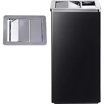 Popelník CONTACTO Stojací popelník, výška: 610 mm, délka: 300 mm, šířka: 240 mm