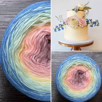 Příze Příze Čarovné klbko, (3n), 1000m, Birthday Cake