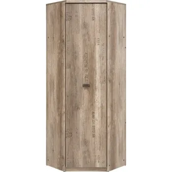 Šatní skříň Skříň Malcolm - Black Red White - BRW Dub Canyon Monument / Šedý Wolfram / Dub Canyon Monument Potisk 74.5x205.5 cm