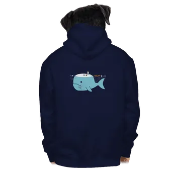 Pánská mikina Bastard Rybaření pánská mikina na zip Navy