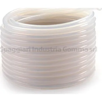 Zahradní hadice Silikonová mléčná hadice - transparentní, ⌀ 19 x 32 mm - 1m