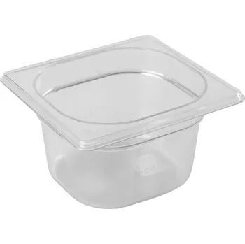 Dóza na potraviny gastro nádoba GN 1/6 176x162 mm polykarbonát v=150 mm Pujadas