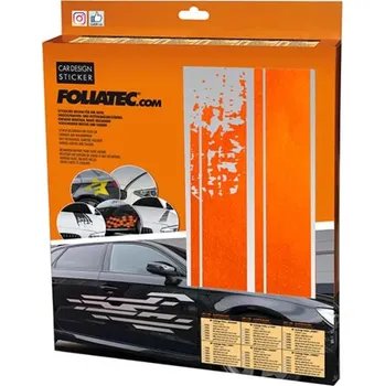 Polep vozidla Dekorační polep FOLIATEC ''STRIPES'', barva: oranžová chromová matná