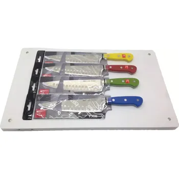 Kuchyňské prkénko Profi prkénko GN 1/1, včetně 6 ks podložek a 4 nožů Mika