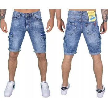 Pánské kraťasy Ritter Denim pánské džínové kraťasy ke kolenům R85231S velikost 30