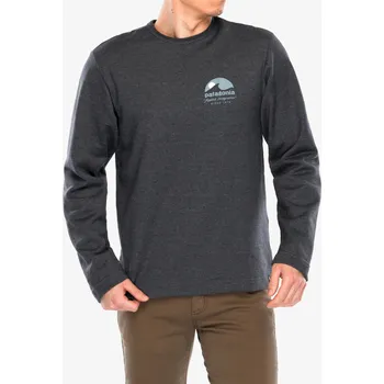 Pánská mikina Mikina bez kapuce Patagonia LW Applied Imagination Wildrise Crew - ink black