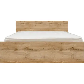 Postel Postel 160 Zele - Black Red White - BRW Dub Wotan 165x80.5 cm