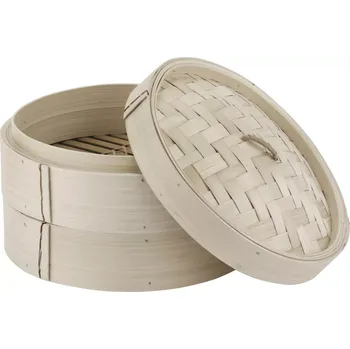 Hrnec Parní napařovač bambusový s poklopem, 20 cm, Paderno