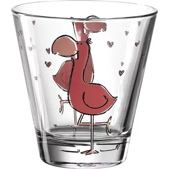 Sklenice Dětská sklenička 220 ml, plameňák