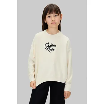 Dívčí svetr Dětský svetr Calvin Klein Jeans IG0IG03026.9BYA béžová 02X, vel. 152