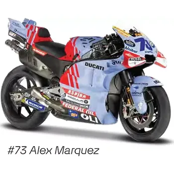 autíčko Ducati Team Gresini Racing No.73 A.Marquez MotoGP 2024 (sběratelský model, určeno pouze k vystavení)
