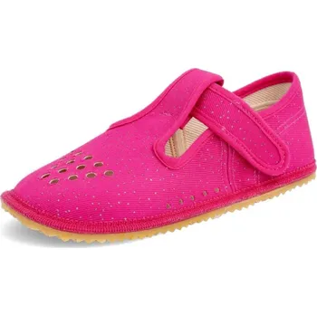 Dívčí obuv „Dětské barefoot bačkory BEDA PINK SHINE perforované | Botonožka.cz“ Velikost: 31