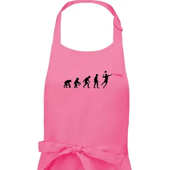 Kuchyňská zástěra Evoluce Badminton - Dámská zástěra na vaření - Univerzální velikost ( Růžová )