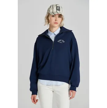 Dámská mikina MIKINA GANT ARCH HALF ZIP SWEAT CLASSIC BLUE