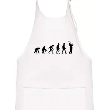 Kuchyňská zástěra Evoluce Golf - Dětská zástěra na vaření - Univerzální velikost ( Bílá )