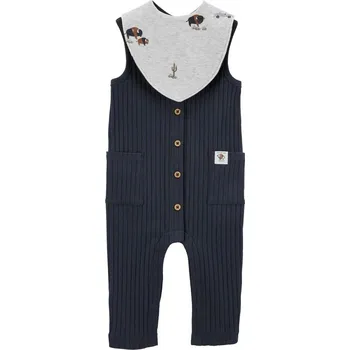 Kojenecká souprava CARTERS CARTER'S Set 2dílný overal bez rukávů, bryndák Navy Buffalo kluk NB/vel. 56