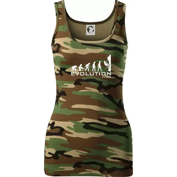 Dámské tričko Evolution Climb - Dámské Maskáčové tílko - M ( Hnědý maskáč )