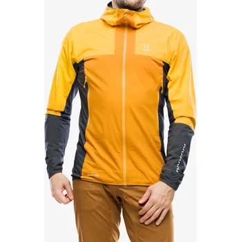 Zateplená bunda Haglofs L.I.M Alpha Hood - desert yellow/sunny yellow