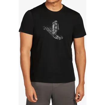 Pánské tričko Merino triko Icebreaker Merino 150 Tech Lite SS T Skiing Yeti - black