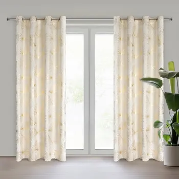 Závěs ArtFir Závěs ARIA K | krémová/zlatá 135 x 250 cm