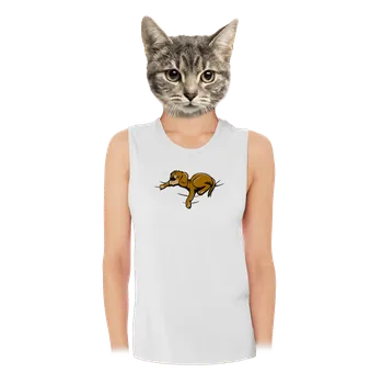 Bastard Spící pes dámské tílko volné White