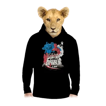 Chlapecká mikina Bastard Jsem Čech dětská mikina klokanka Black