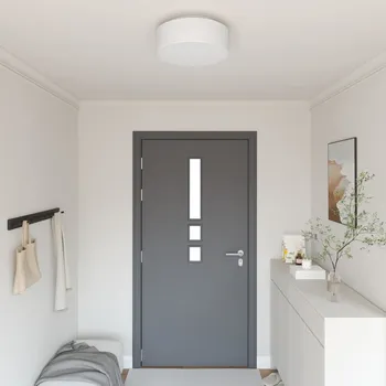 Stojací lampa Stropní lampa s reflektory Bílá 38 x 38 x 13,5 cm textil