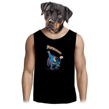 Pánské tílko Bastard Pupekman pánské tílko Black