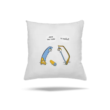 Polštář Bastard Tupé pily polštář White