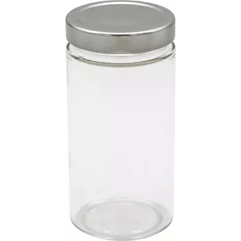 Sklenice Zavařovací sklenice Gastro Elena 500 ml, víčko šroubovací stříbrné, sada 6ks