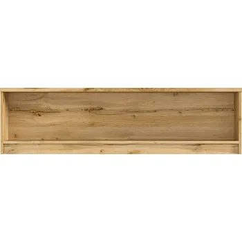 police Závěsná police Nuis - Black Red White - BRW Dub Wotan 135x29 cm