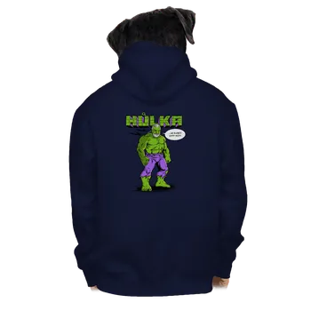 Pánská mikina Bastard Hůlka pánská mikina na zip Navy