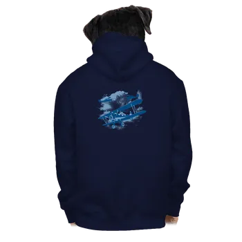 Pánská mikina Bastard Rytíři nebes pánská mikina na zip Navy