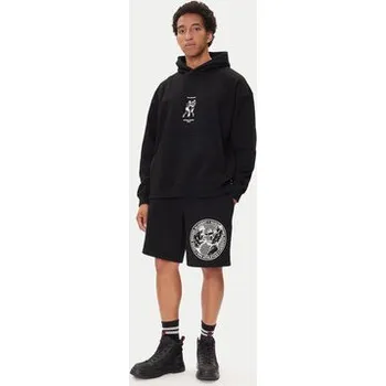 Pánská mikina HUGO Mikina Duwrestie 50542399 Černá Regular Fit S