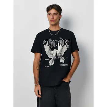 Pánská móda Tričko s potiskem - XXL - House - černá - 164GT-99X