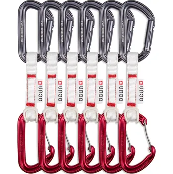 Jištění Lezecké expresky Ocun Hawk QD Combi Bio-Dyn-Ring 15 mm 10 cm 6-pack - red