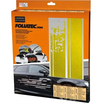 Polep vozidla Dekorační polep FOLIATEC ''STRIPES'', barva: zlatá chromová matná