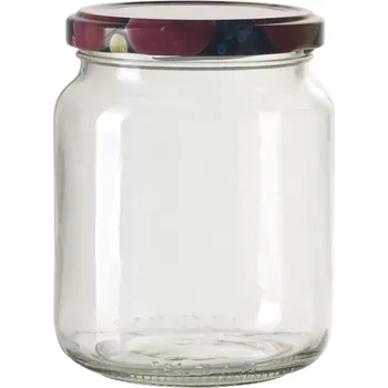 Sklenice Zavařovací sklenice Gastro 390 ml, víčko šroubovací ovoce, sada 6 ks