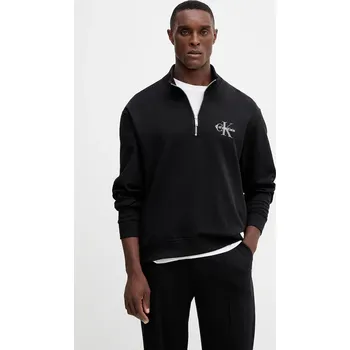 Pánská mikina Bavlněná mikina Calvin Klein Jeans LV04RD244G černá 99X, vel. XS