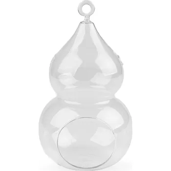 Aerárium skleněné 12x20 cm Varianta: transparent, Balení: 1 ks